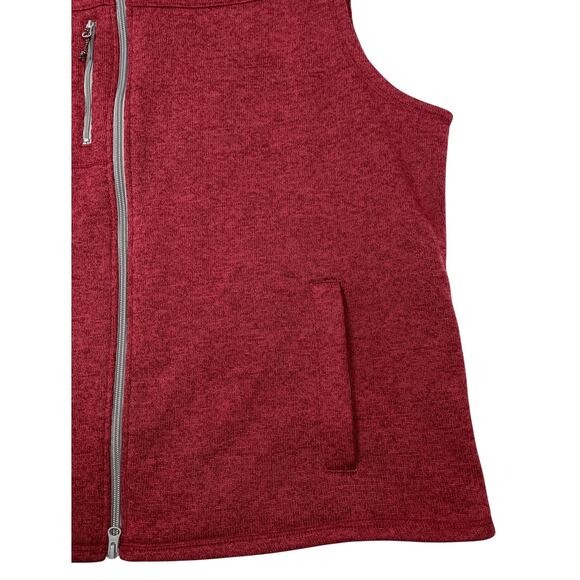 johnnie-O Men's Wes Full Zip Vest Malibu Red XXL Outdoors Gorpcore - Picture 5 of 13